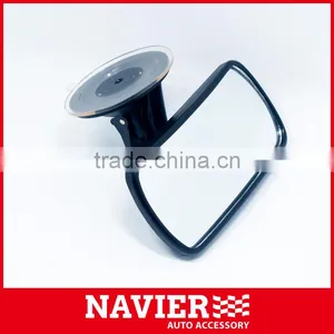 Wide Angle Round Convex Car Vehicle Rearview Mirror With Suction Base thumbnail-1