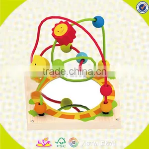 Wholesale Baby Wooden Cube Beads Toy, High Quality Kids Wooden Cube Beads Toy, Hottest Wooden Cube Beads Toy W11B058 thumbnail-5