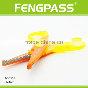 S5-1015 5.5 Inch 2Cr13 Stainless Steel Blade With Plastic Handle Children Stationery thumbnail-4
