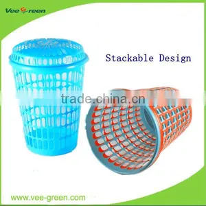Plastic Laundry Basket/Plastic Laundry Hamper 65L thumbnail-5