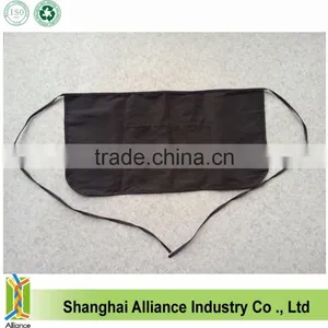 Black Cotton Apron Waist Style Cooking Apron With One Pocket(Z-AP-006) thumbnail-1