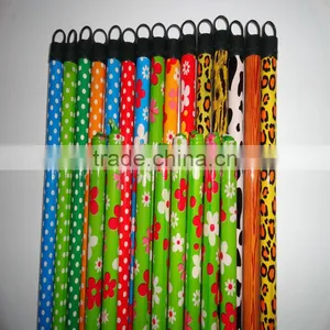 PVC Coated Wooden Mop Stick thumbnail-1
