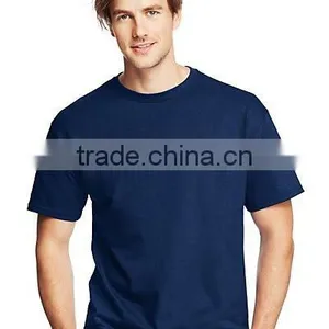 Wholesale Custom Fashion Men's ComfortSoft Crewneck Man to Man Plain T-Shirt thumbnail-3