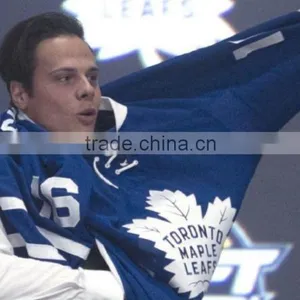 Sublimate Goalie Cut Toronto Maple Leaf Hockey Jersey thumbnail-5