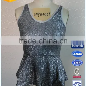 Summer Sexy Bling Sleeveless Sequin Vest thumbnail-2