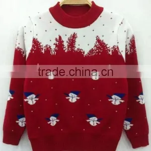 Latest Design Fashion Style Hand Knitted Kids Sweater thumbnail-3