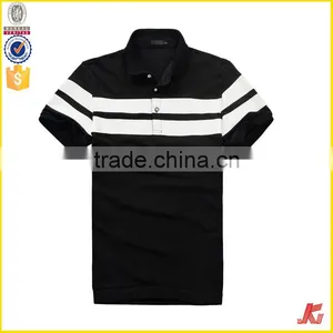 T-shirt Wholesale China Mens Knitwear 100% Cotton Black Polo Shirt Bulk Polo Shirts for Men thumbnail-1