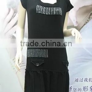 Lady Beading Sweater Dress thumbnail-1