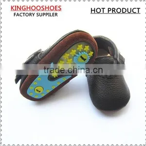 Hot Sale Rubber Sole Baby Shoes Baby Moccasins Baby Shoes thumbnail-3