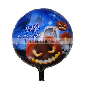 Aluminium Foil Balloon Pumpkin Multicolor Halloween Ghost Message " Happy Halloween " Balloons Manufacturer thumbnail-1