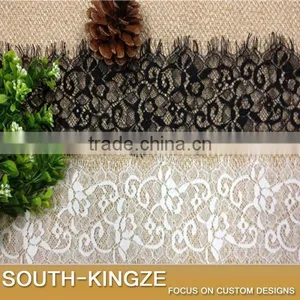 Fashion High Quality Handmade DIY White Waves Eyelash Lace Trimming thumbnail-1