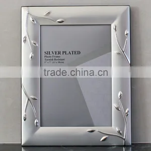 High Quanlity Assorted Design Silver Plated Metal Photo Frame KJJ-10 thumbnail-1