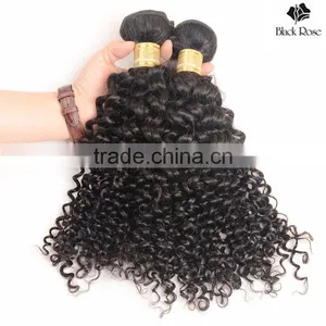 Black Rose New Arrival Crochet Braids With Human Malaysain Curly Hair, Raw Unprocessed Malaysian Human Hair thumbnail-2