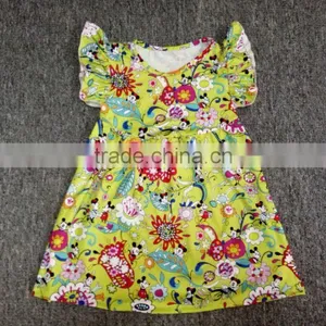 2017 Kids Clothing Spring and Summer Cute Dresses for Baby Girl Dresses Easter Bunny Toddler Dresses thumbnail-1