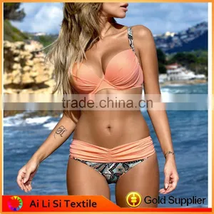 2017 Wholesale Fashion Brazilian Bikini, Oem Custom Bikini Swimwear thumbnail-2