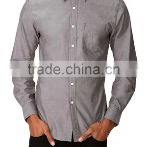 Fashion New Mens Pure Colour Luxury Mens Sexy Slim Fit Formal Shirts Tops thumbnail-4