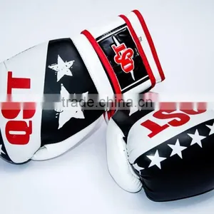 Special Muay Thai MMA Boxing Gloves White Training Sparring Gloves 8- 16 oz thumbnail-3