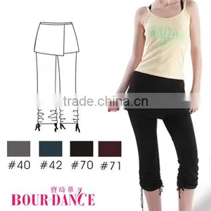Girl Yoga Capri Skirt Pants thumbnail-1