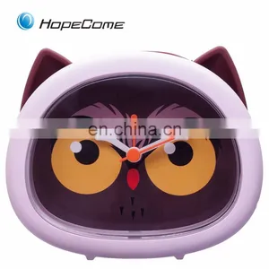 2017 New Customized Design Animal Owl Shape Table Clock thumbnail-2