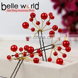 Bride Wedding Headcomb Pearl Hair Clip Wedding Accessories thumbnail-2