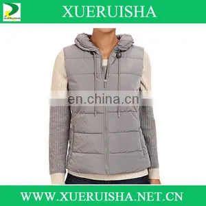 Fashion Sleeveless White Down Fill Jackets for Woman thumbnail-6
