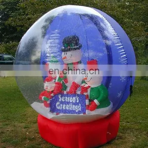 2013 Christmas Inflatables,snowman in Crystal Ball thumbnail-1