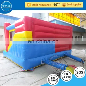TOP INFLATABLES Multifunctional Jumping Castle Bouncer Inflatable Nip Slip on a Water Slide thumbnail-3