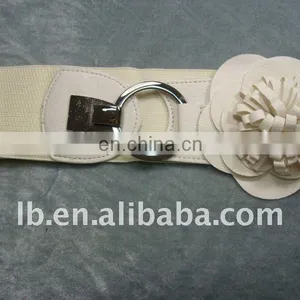 pu Belt With Flower thumbnail-1