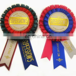 Custom Handmade Award Ribbon Rosette For Party thumbnail-2