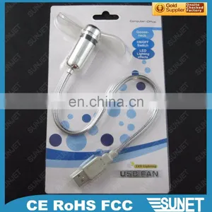 Light up Your Show LED Message and Metal Plated Usb Led Fan thumbnail-5