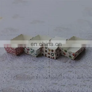 Big Paper Baking Cups Square Cups for Cake thumbnail-2