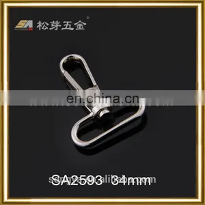 Hot Zinc Alloy Snap Hook, Plated Trigger Snap Hook For Handbag, Dog Leash Snap Hook Keychain Hook thumbnail-2
