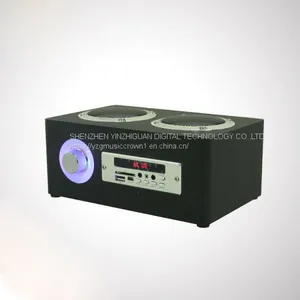 New Private Model Wooden Bluetooth Subwoofer Speaker Box Phone, Computer, Radio, Plug and Headset Speaker Manufacturer Customized thumbnail-2