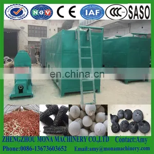 2018 Smokeless Continuous Rice Husk Carbon Furnace/sawdust Charring Kiln for Sale thumbnail-6