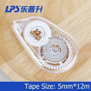 Smooth Self Adhesive Correction Tape With PET Tape Transparent Color School Supplies Correction Roller thumbnail-2