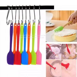 Heat Resistant Flexible Silicone Spatulas Cake Spatula Multi-purpose Scraping Baking Scraper Cooking Tools Kitchen Accessories thumbnail-2