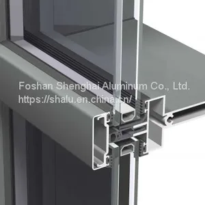 Aluminum Profile for Curtain Wall Insulation Board Accessories Aluminum Window Frames thumbnail-5