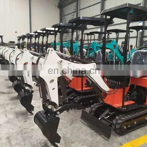 Nuoman Crawler Mini Excavator Towable Backhoe 800 kg thumbnail-4