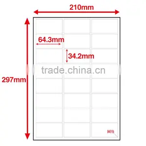 SINMARK Matte Surface 64mm*34mm Sticker Paper Printing Paper thumbnail-2