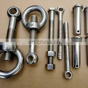Black Oxide Carbon Steel M16 Eye Bolt Lifting Hook Eye Bolt thumbnail-5