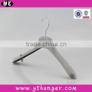 HA1380 Antislip Plastic Tops Hanger Grey Plastic Clothes Hanger thumbnail-2