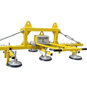 Zhengxinda Load 1000 kg Laser Cutting Upper and Lower Material Suction Cup Plate Suction Crane Iron Plate Electric Suction Cup thumbnail-4