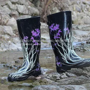 Convenient Woman Rubber Boot, Popular Style Female Rubber Shoes,Colourful Ladies Rubber Boots,New Fashion Rubber Boot,Outdoors Boots thumbnail-1