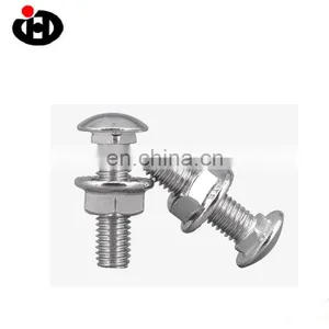 Hot Sale JINGHONG Square Hole Carriage Bolt With Nut Washer thumbnail-4