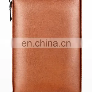 Travel Portable Cheap Cigar Case Cow Leather Box Cigar Humidor Box thumbnail-5