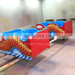 Amusement Rides Sliding Dragon Mini Roller Coaster Family Entertainment Attraction Dragon Roller Coaster for Sale thumbnail-3