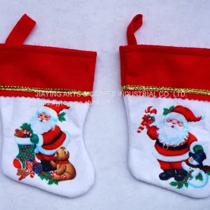Giveaway Xmas Socks Customized Felt Stocking Satin Stocking thumbnail-2