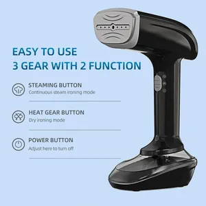 Steamer for Clothes Portable Handheld Ironing - Clothes Steamer With 240ML Large Water Tank, 1200W, 25s Fast Heat-up Ceramic Plate Garment Steam Wrinkle Remover for All Fabrics thumbnail-1