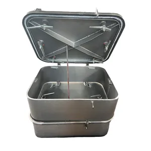 Steel Watertight Weathertight Marine Hatch Cover Ship/Boat Accessories Marine Supplies thumbnail-1