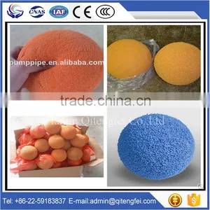 Concrete Pump Clear Rubber Bowling Ball thumbnail-4